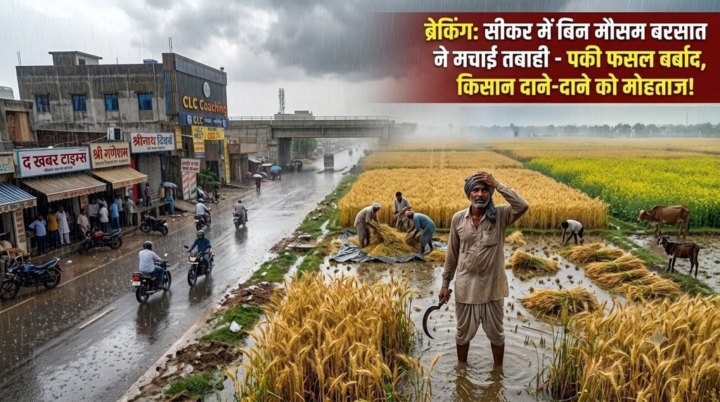 सीकर में बारिश